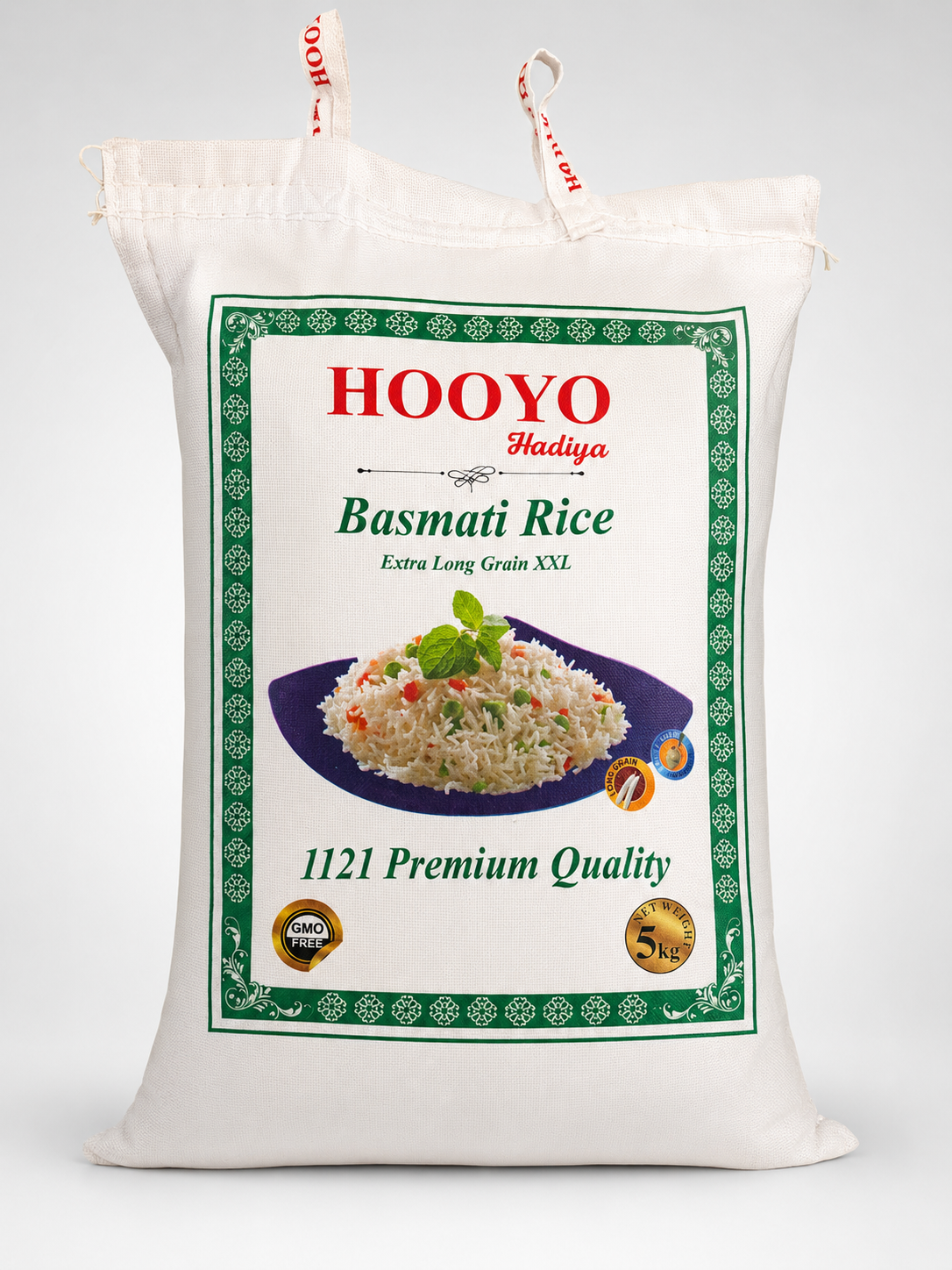 HOOYO Hadiya Basmati Rice 1121 5kg