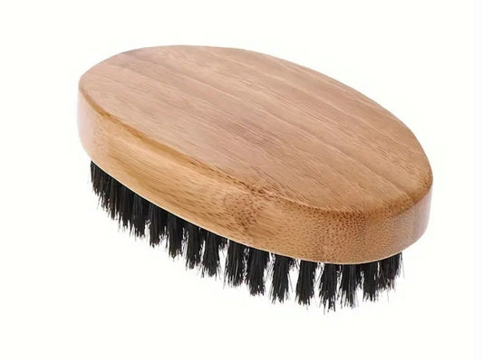 Baard en haar borstel